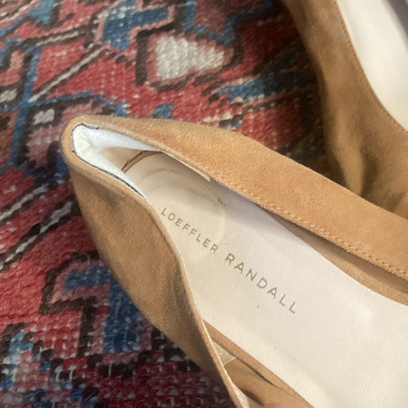 Loeffler Randall brooks camel block heels size 9 - Picture 3 of 6